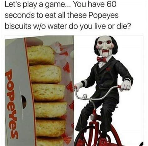 Popeyes Biscuit Choking Meme
