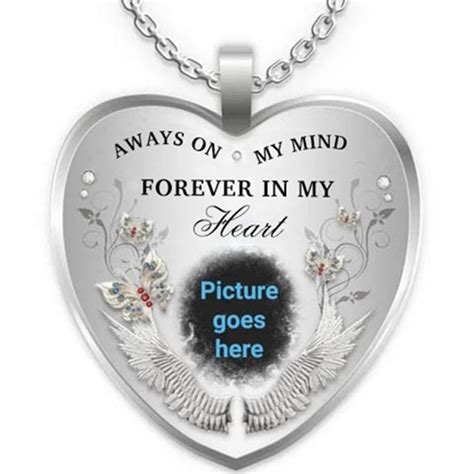 Always On My Mind Forever In My Heart Personalized Engraving Memorial