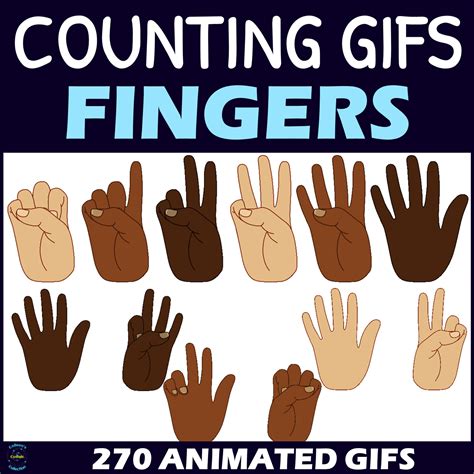 Counting Fingers S Animated Clipart Hands Clip Art • Teacha