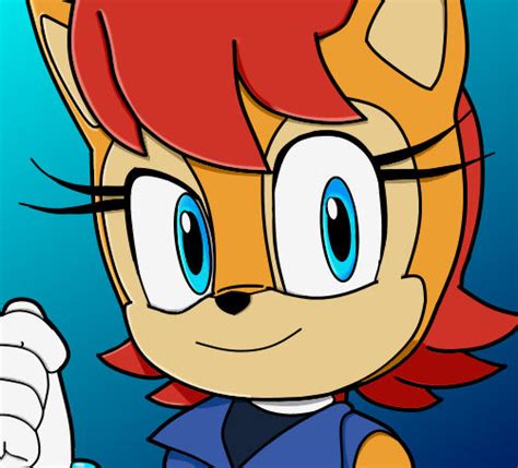 Sally Sonic Adventure 2 Character Select Art By Silverdahedgehog06 On