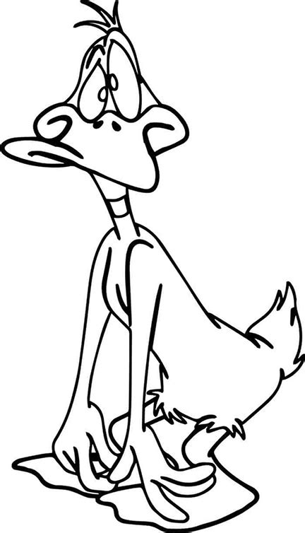 Coloring Pages Of Baby Daffy Duck