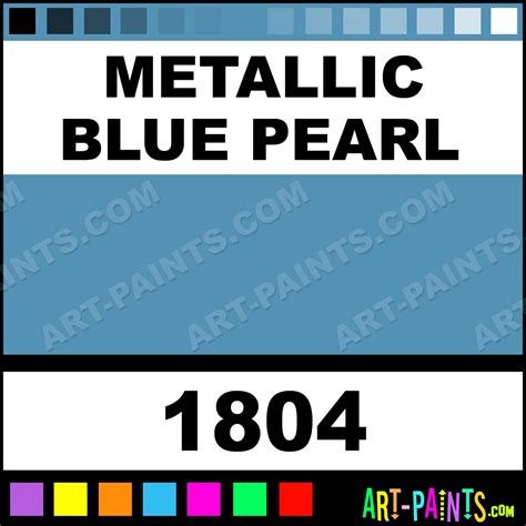 Looking for a specific color? Metallic Blue Pearl Enamel Spray Paints - Aerosol ...