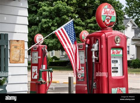 Historic Gas Station Ambler´s Texaco Gas Station On Route 66 Dwight