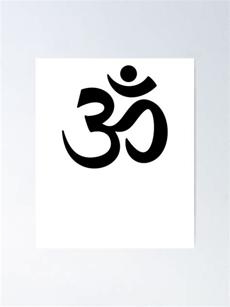Yoga Om Symbol ~ Yoga Mantra Zen Poster For Sale By Strangestreet Redbubble