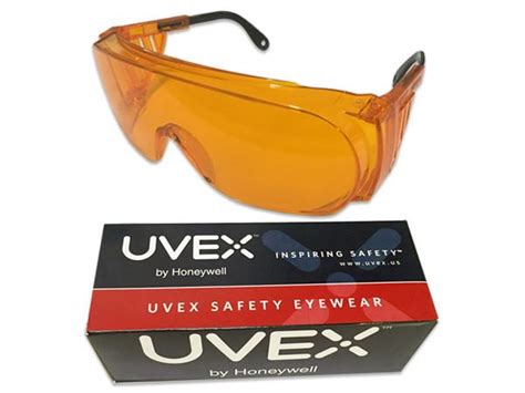 Uvex Ultraspec Orange Uv Safety Glasses