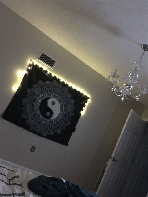 Forest bedroom fairy bedroom magical bedroom fantasy rooms fantasy bedroom room ideas bedroom bedroom decor fairy lights room give light to your favorite shape with our moon wire wall light. Fairy Lights, Tapestry, Chandelier | Romantic bedroom ...