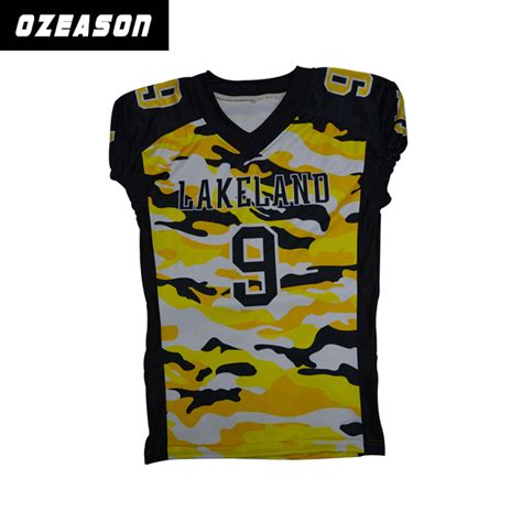 Custom Design American Football Uniforms Camo Football Uniforms Army