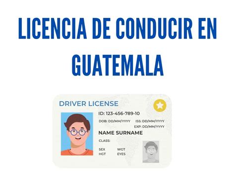 Licencia de conducir en Guatemala Guía