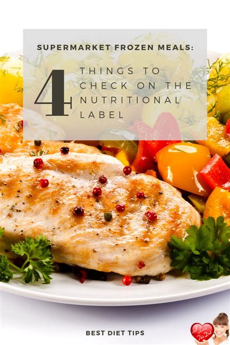 When Shopping For Frozen Meals Check The Label For These 4 Things 😍