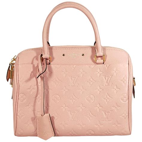 Louis vuitton limited edition pink pastel palm beach monogram escale onthego gm tote bag made in: Pink Louis Vuitton Monogram Leather Speedy 25 Bag For Sale ...