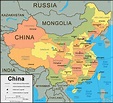 China Map and Satellite Image | China map, Ancient china map, World ...