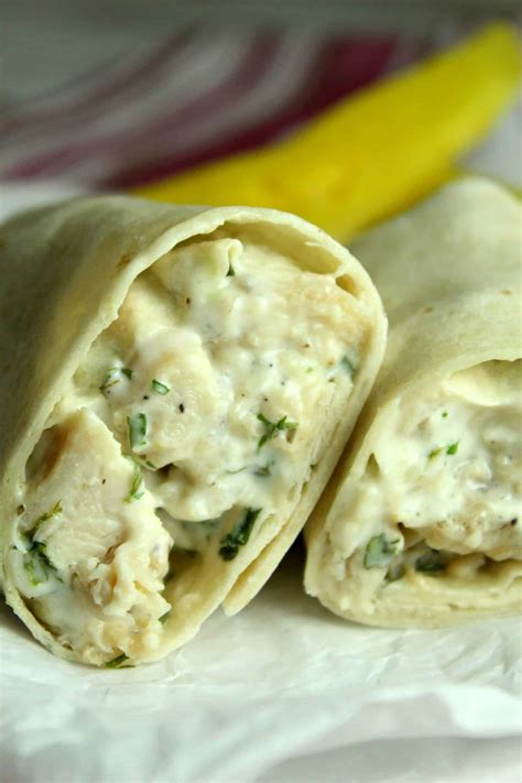 Ranch Chicken Wraps Easy Chicken Wrap Recipes