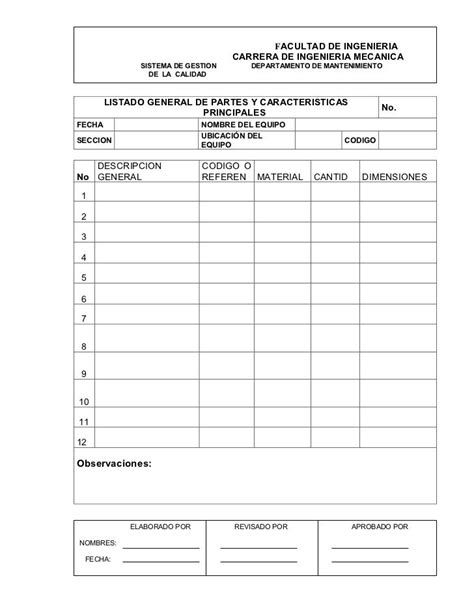 A Form Of Work Sheet With The Name And Number Of Workers In Spanish On It