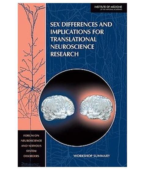 Sex Differences And Implications For Translational Neur Buy Sex