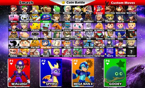 Smash Bros Switch Fanmade Character Select Screen By Waluian32 On