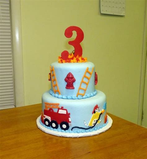 Firetruck Birthday Cake — Childrens Birthday Cakes Firetruck Cake