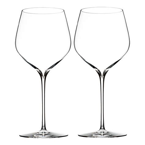 Waterford Crystal Elegance Cabernet Sauvignon Wine Glasses Pair Crystal Classics