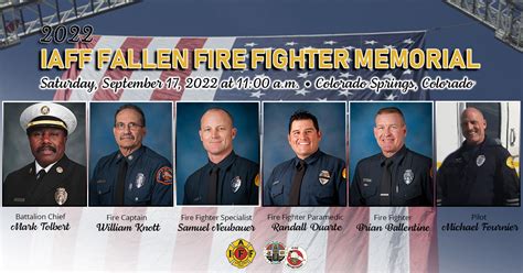 2022 Iaff Fallen Firefighter Memorial Ceremony Fire Department
