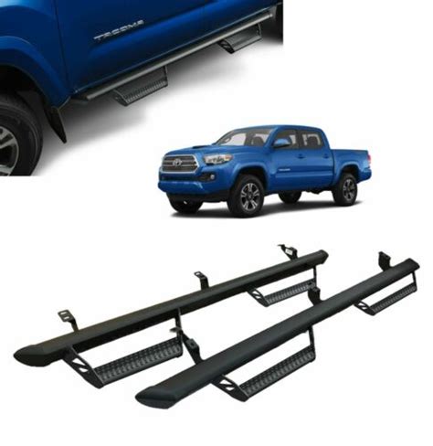 Oem Toyota 2016 2022 Tacoma Predator Running Boards Double Cab Only Ebay