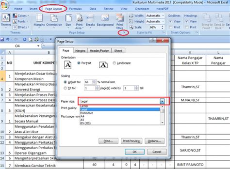 Panduan Cara Mencetak Dokumen Ngeprint Di Microsoft Excel Modul
