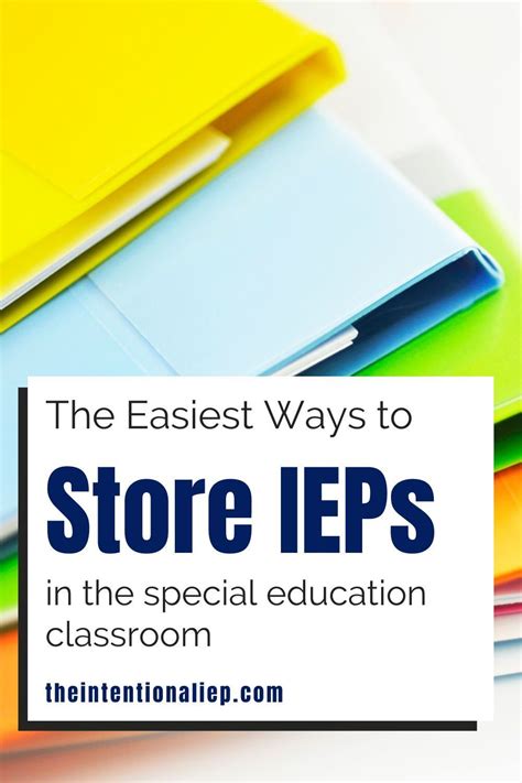 The Best Ways To Store Ieps The Intentional Iep Special Education