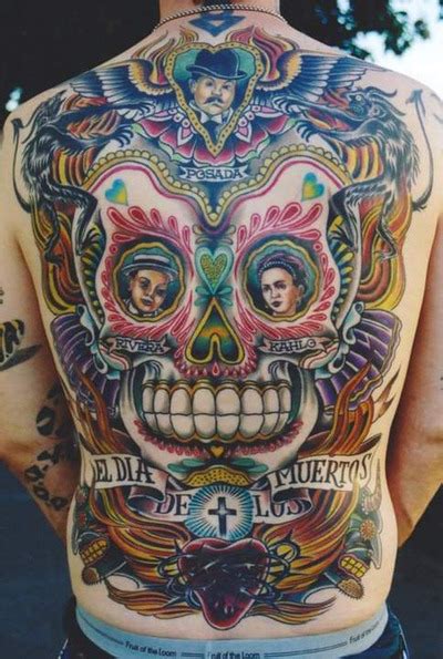 30 Full Back Skull Tattoos