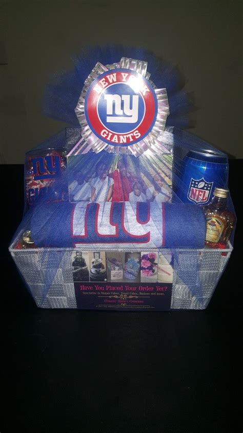 Maybe you would like to learn more about one of these? New York Giants Gift Basket | Giants gifts, Christmas gift ...