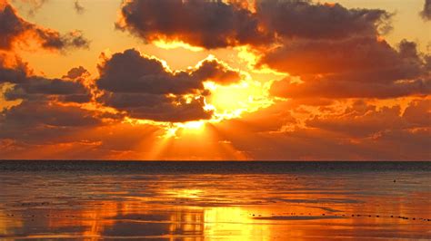 Free Images Beach Ocean Horizon Cloud Sun Sunrise Sunset Sunlight Dawn Dusk North