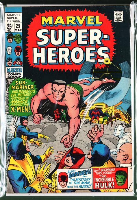 Marvel Super Heroes 25 1970 Comic Books Bronze Age Marvel