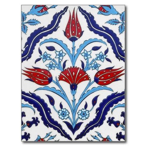 Turkish Tile Postcard Turkish Tiles Turkish Art Portuguese Tiles