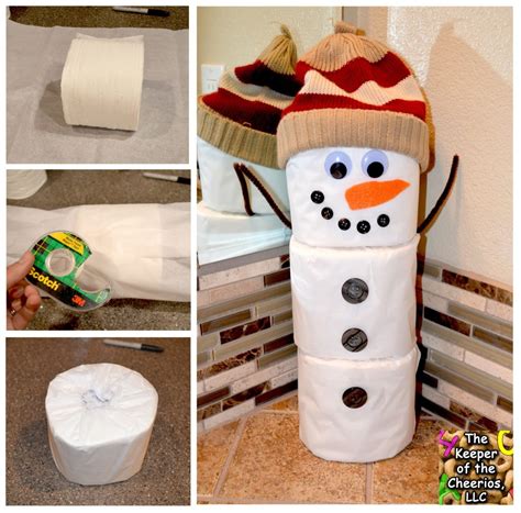 Toilet Paper Snowman Craft The Keeper Of The Cheerios