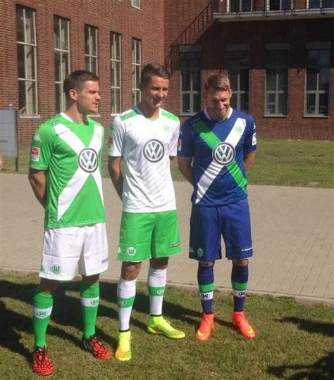 Home & away kits with download urls. New Wolfsburg Kits 14/15- Kappa VFL Wolfsburg Home Away ...