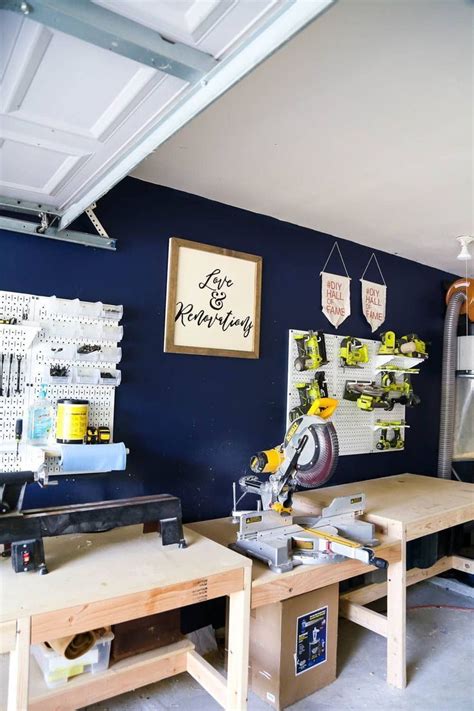 The Workshop Our New Metal Pegboards Love And Renovations Metal