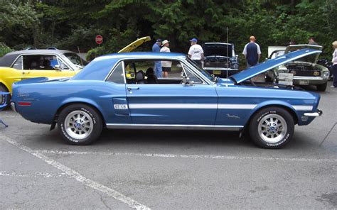 Acapulco Blue 1968 Ford Mustang Gt California Special Hardtop