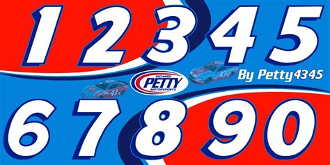 Richard Petty Motorsports Number Set Stunod Racing