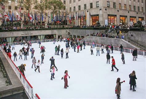 Rockefeller Center Ice Skating Rink Photograph By Mark