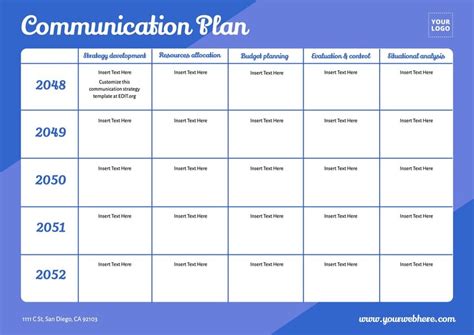 Master Your Communication Strategy Free 2024 Template