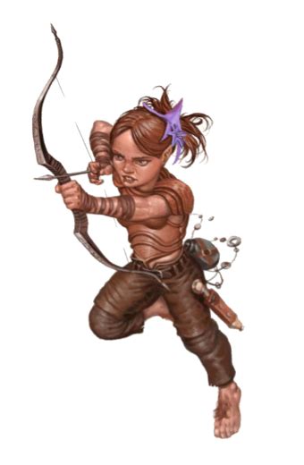 Female Halfling Archer Rogue Pathfinder Pfrpg Dnd D D D Fantasy