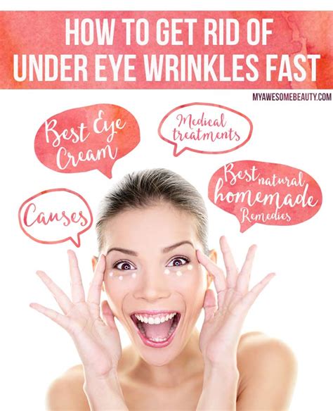 How To Reduce Wrinkles Under Eyes Fast