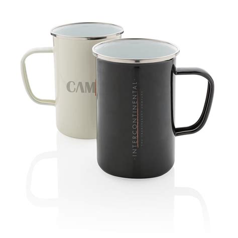Vintage Enamel Mug Xl Branded Coffee Mugs And Tumblers Universal Mugs