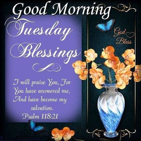 Good Morning Tuesday Blessings Pictures Photos And