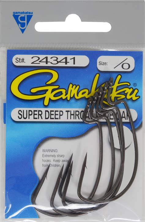 Gamakatsu Super Deep Throat Wide Gap Worm Hook