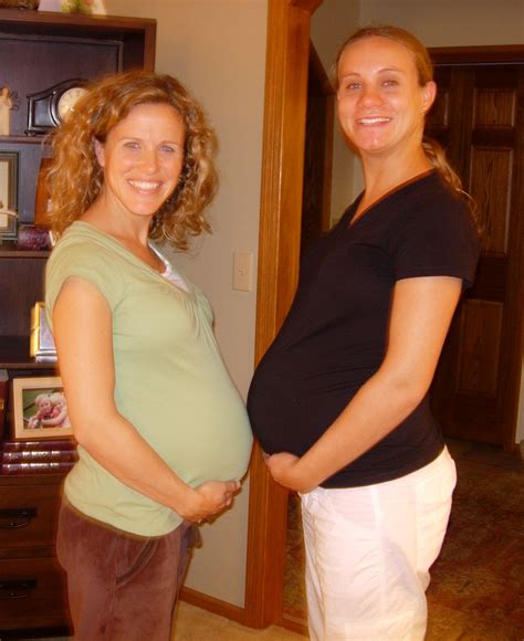 Pregnant Friends 35 Weeks And 32 Weeks The Maternity Gallery