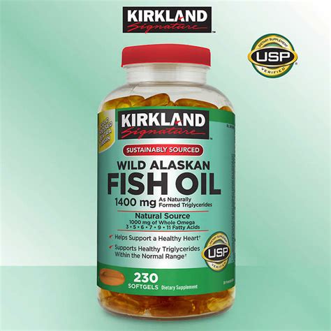 Vind fantastische aanbiedingen voor kirkland fish oil. Kirkland Signature Wild Alaskan Fish Oil 1400 mg., 230 ...