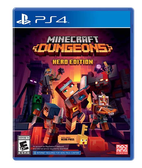 Minecraft Dungeons Hero Edition Playstation 4 Playstation 4 Gamestop