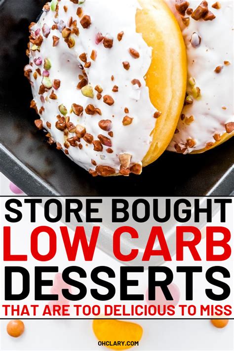 store bought low carb desserts ohclary