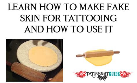 5 Steps Should You Know How To Make Fake Skin For Tattooing Practice