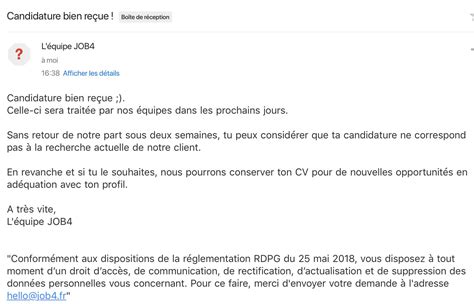 Exemple De Mail De Candidature Spontanée Horkovix