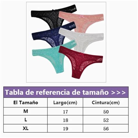 Pack 6 Sexy Calzon Colaless Tanga Encaje Alto Cuotas Sin Interés