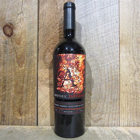 Apothic Inferno Red 750ml Oak And Barrel